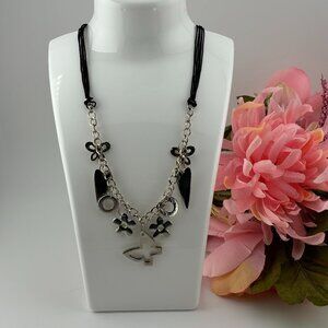 *NEW* Hearts, Butterfly and Flowers Necklace.